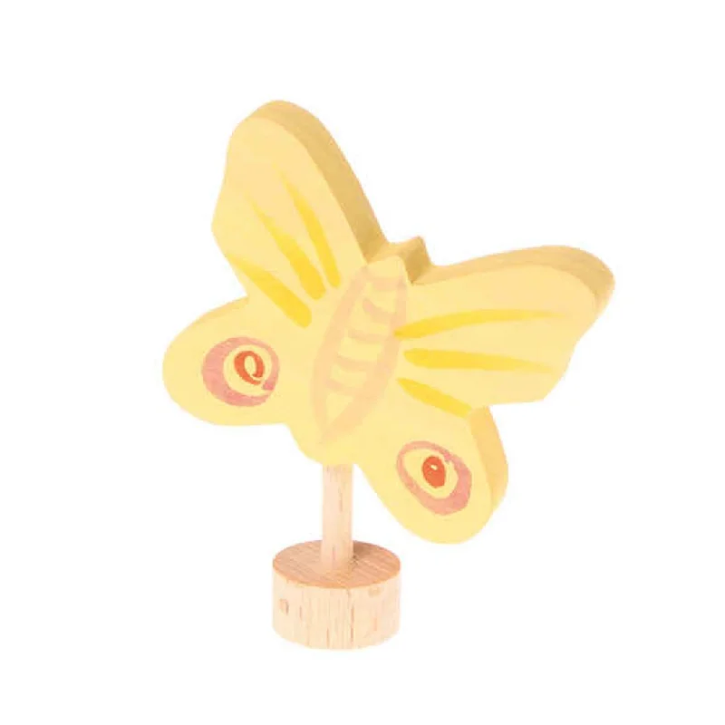 Wooden number toys for math concepts​ Birthday Ring Decoration - Butterfly
