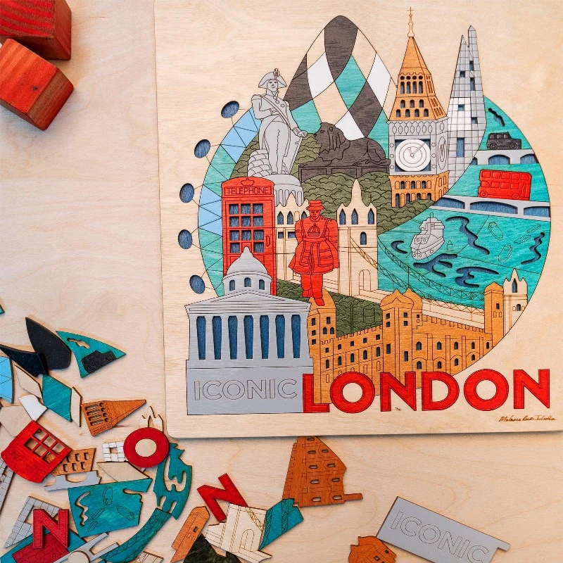 Wooden tool sets for pretend carpentry​ Iconic London