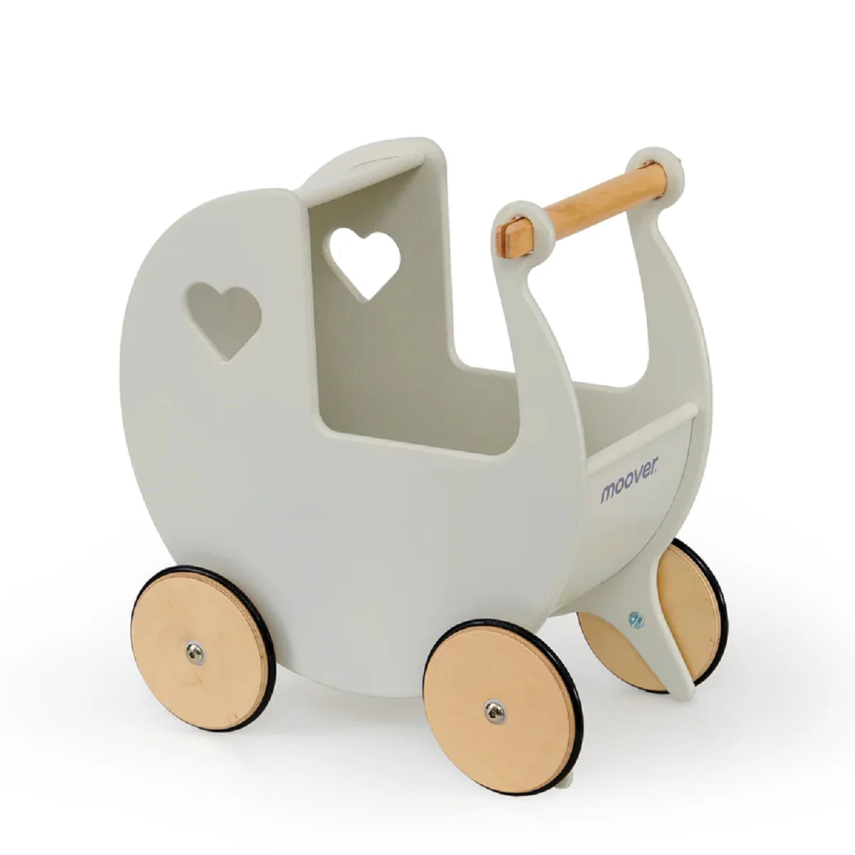 Wooden play museums for cultural exploration​ Moover - Classic Dolls Pram Off White