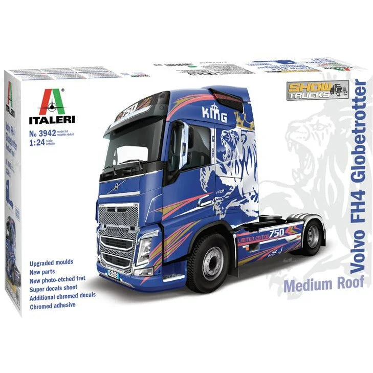 Ferris wheel model toys for fair - themed setups​ Italeri 1/24 Volvo Fh4 Globetrotter Medium Roof